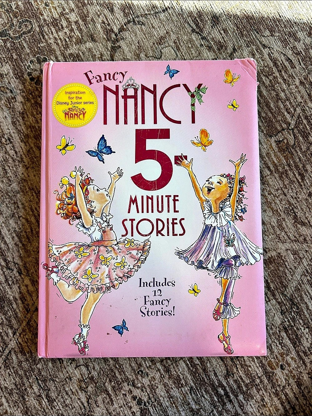 Fancy Nancy 5-Minute Stories Children's Storybook Pink